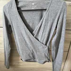 Gray Energie Long Sleeve Top